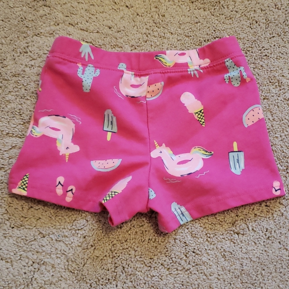 Carter's Pink Summer Shorts 24 Months - Picture 2 of 3